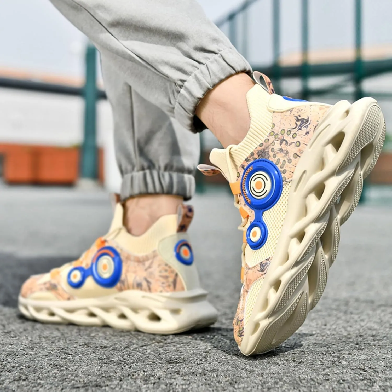 Mens Sneakers Running Shoes for Men Lightweight Athletic Gym Shoes Tennis Walking Casual Shoes