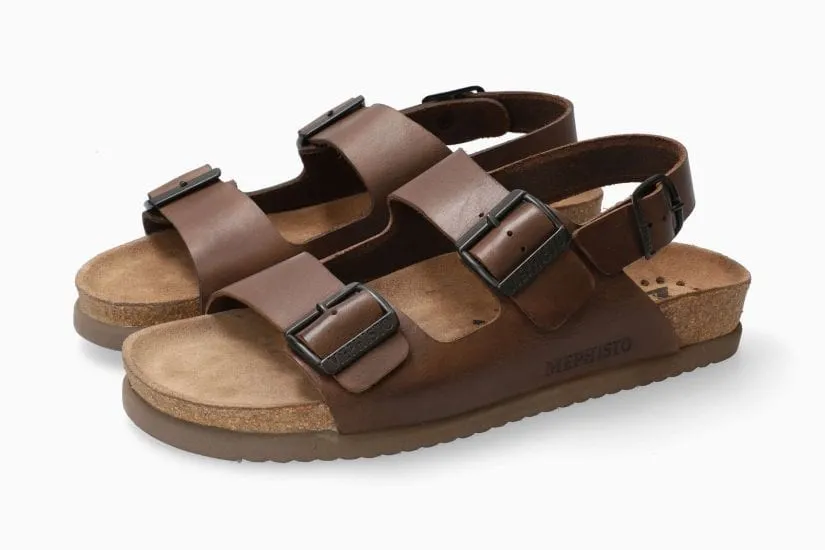 Mephisto Men's Nardo Sandals- Dark Brown