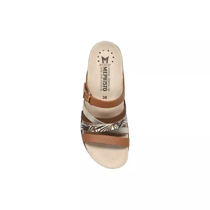 Mephisto Women's Huleda Sandals- Camel Palms