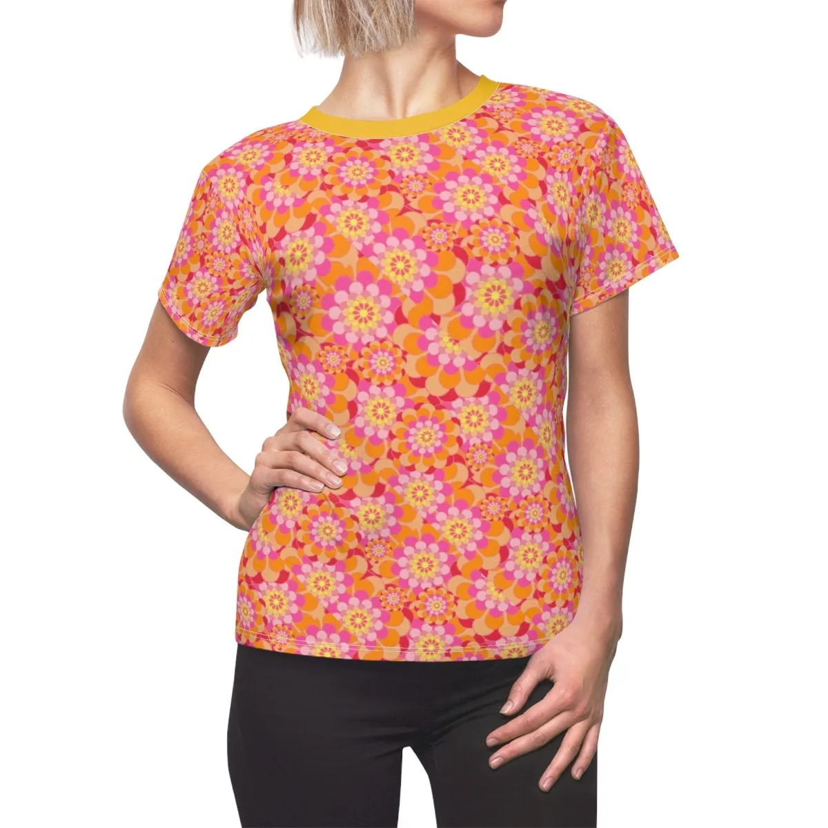 Mod Top, Retro top, Retro T-shirt, Hippie Tshirt, 70s style clothing, 70s top, 70s style top, 60s style tshirt,mod clothing,vintage inspired