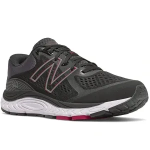 New Balance Men's 840v5 Walking Shoes- Black/ Red