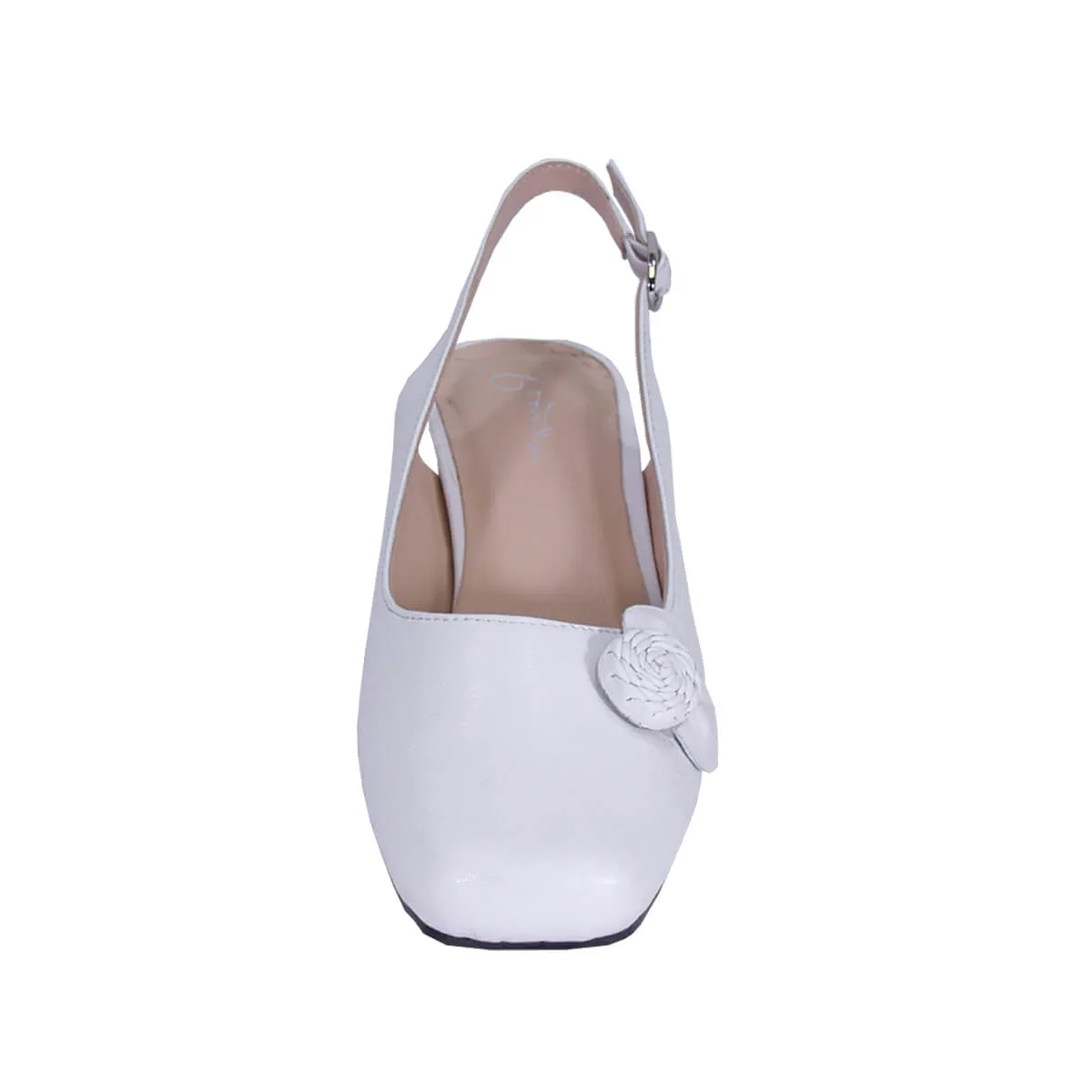 PEERAGE Cheryl Women's Wide Width Leather Slingback Dress Pumps