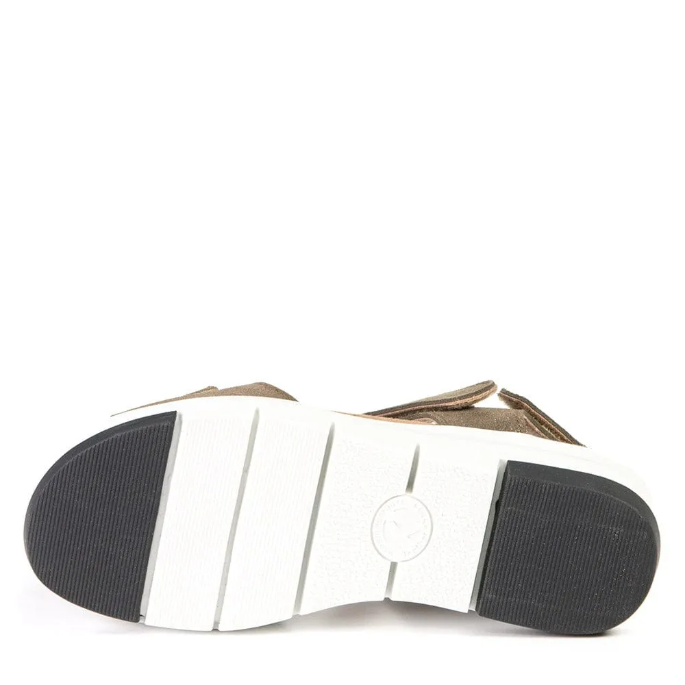 Portofino Women's Luciana Wedge Sandals- Forest