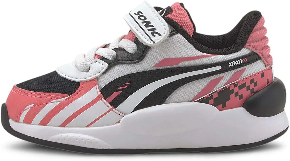 Puma Unisex-Baby RS 9.8 Sneaker, Bubblegum White, 4 Toddler