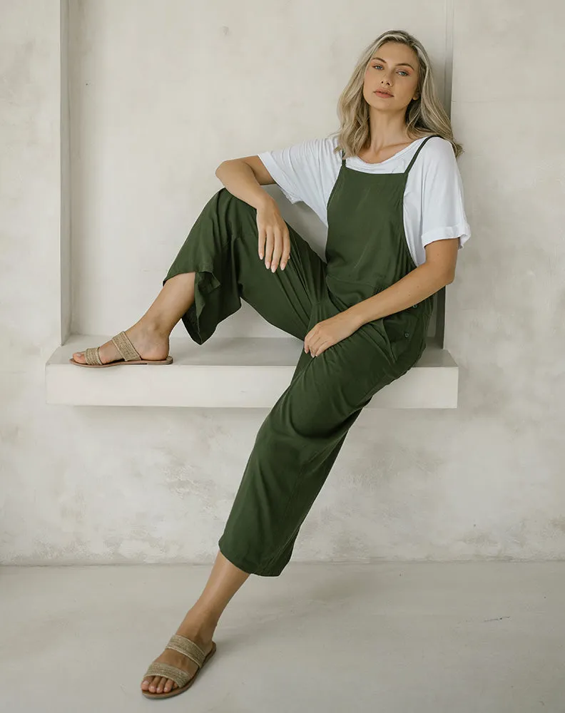 Rayon Overall - Olive