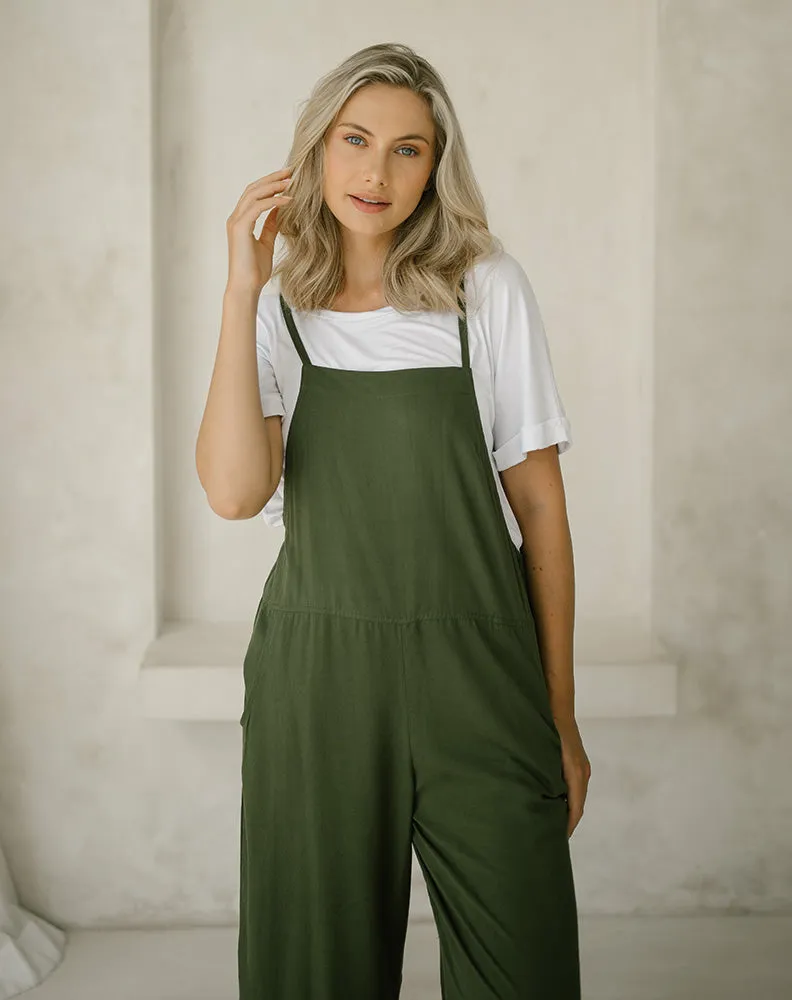 Rayon Overall - Olive