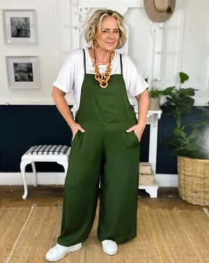 Rayon Overall - Olive