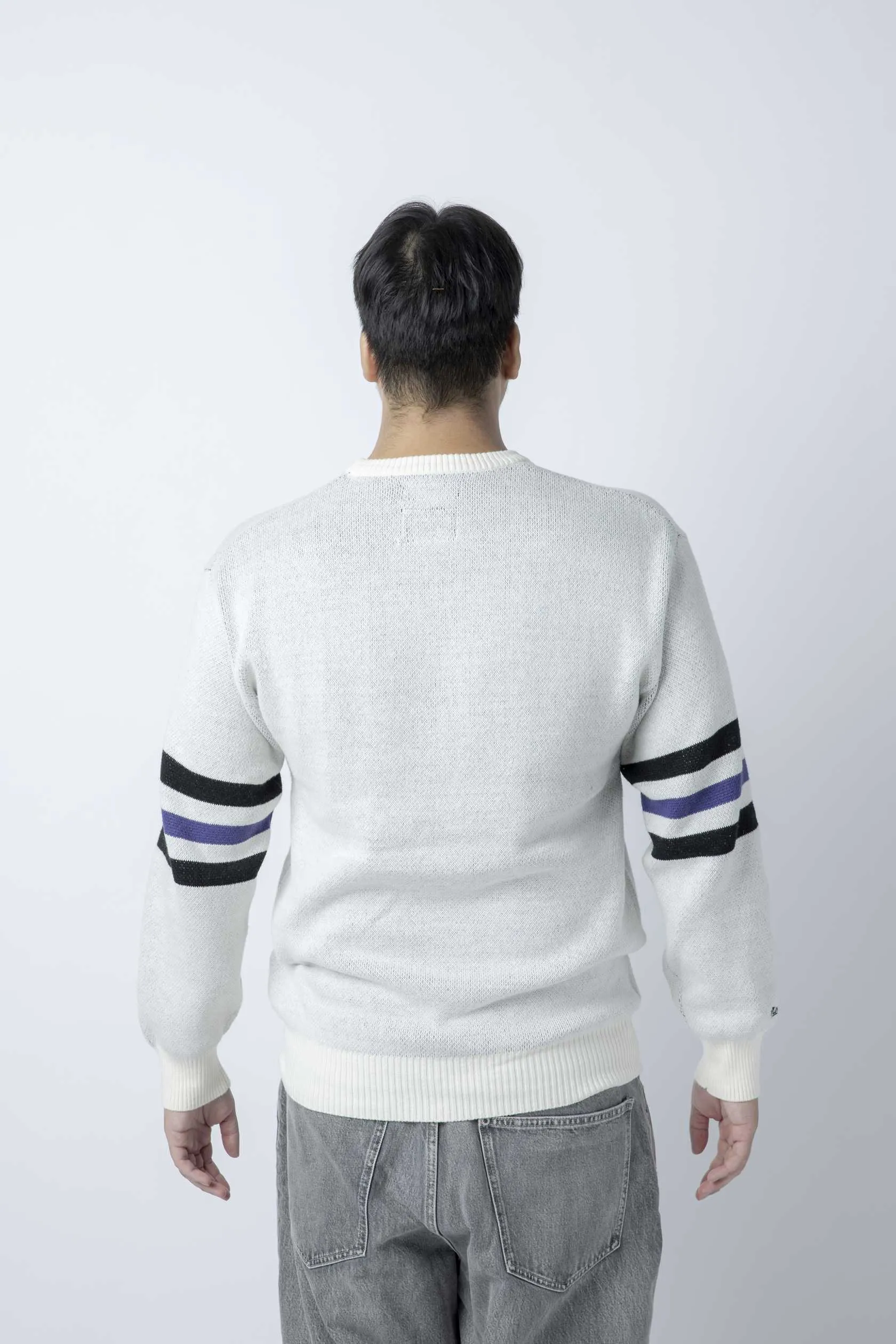 Retro Helmet Sweater Vintage Logo