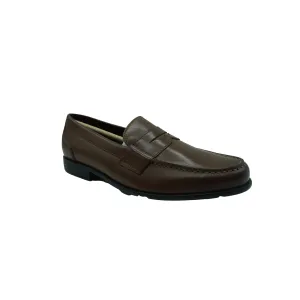 Rockport Men's Classic Penny Loafers Dress Shoes Brown Size 10