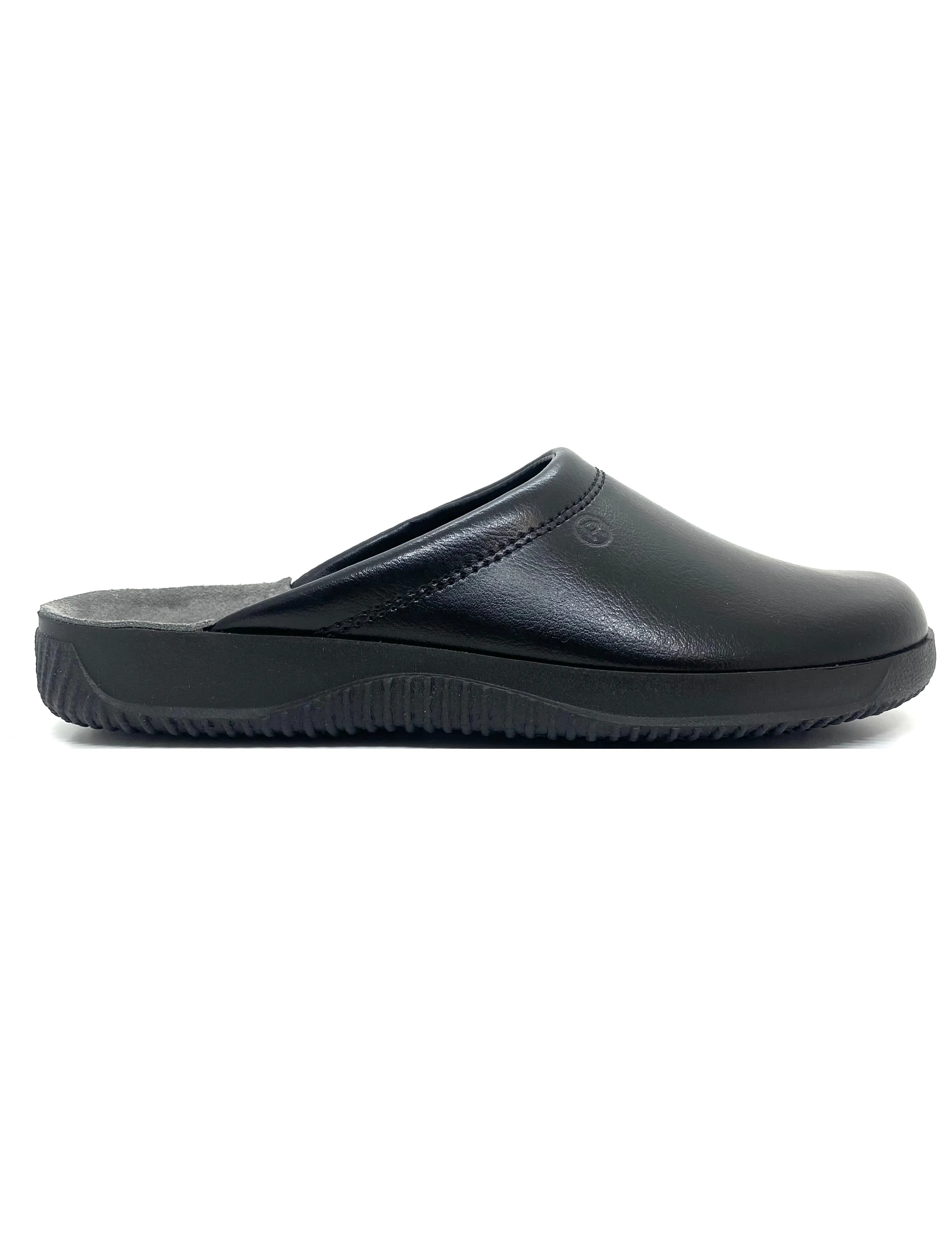 Rohde Men's Backless Leather House Shoe