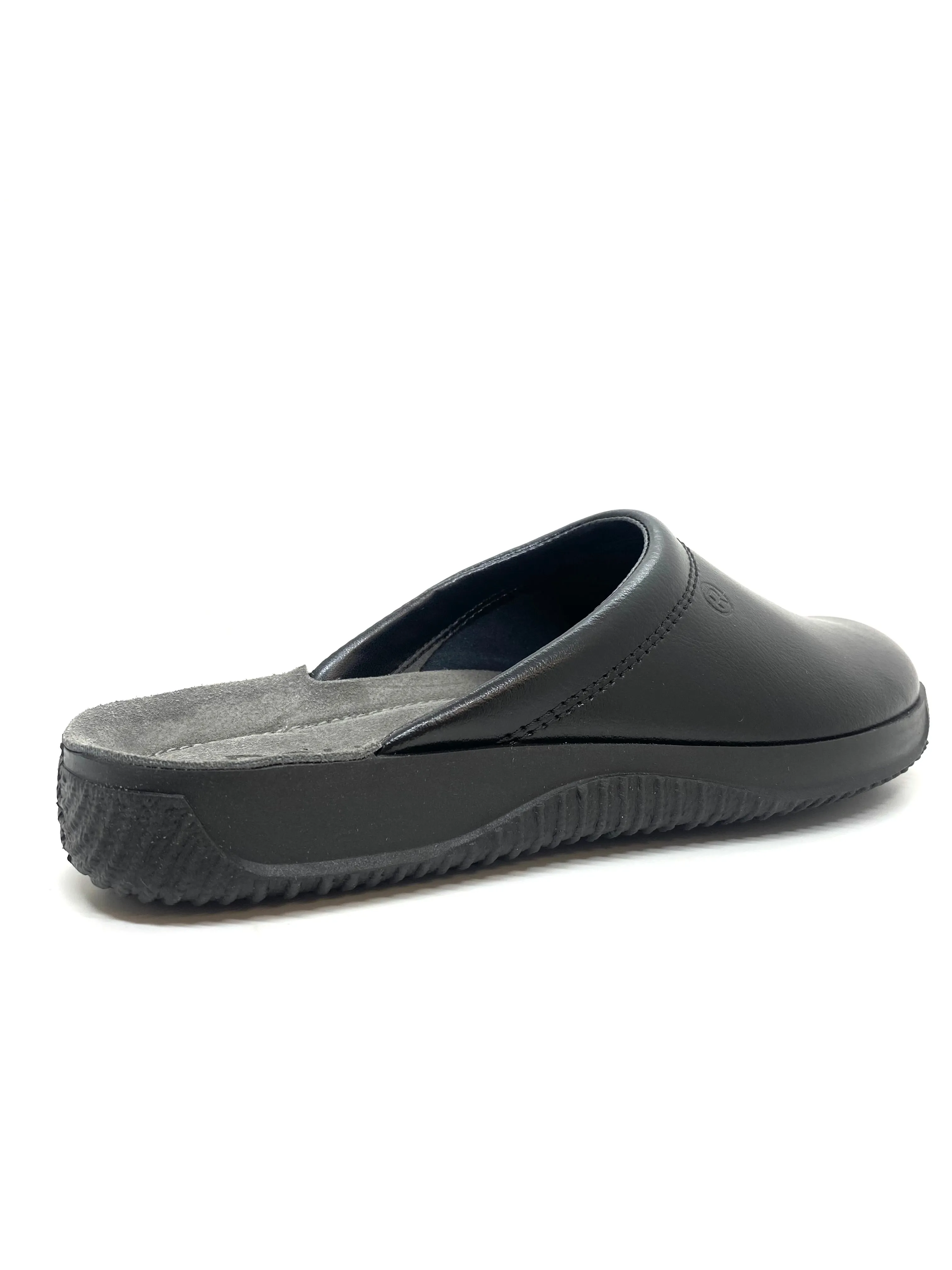 Rohde Men's Backless Leather House Shoe