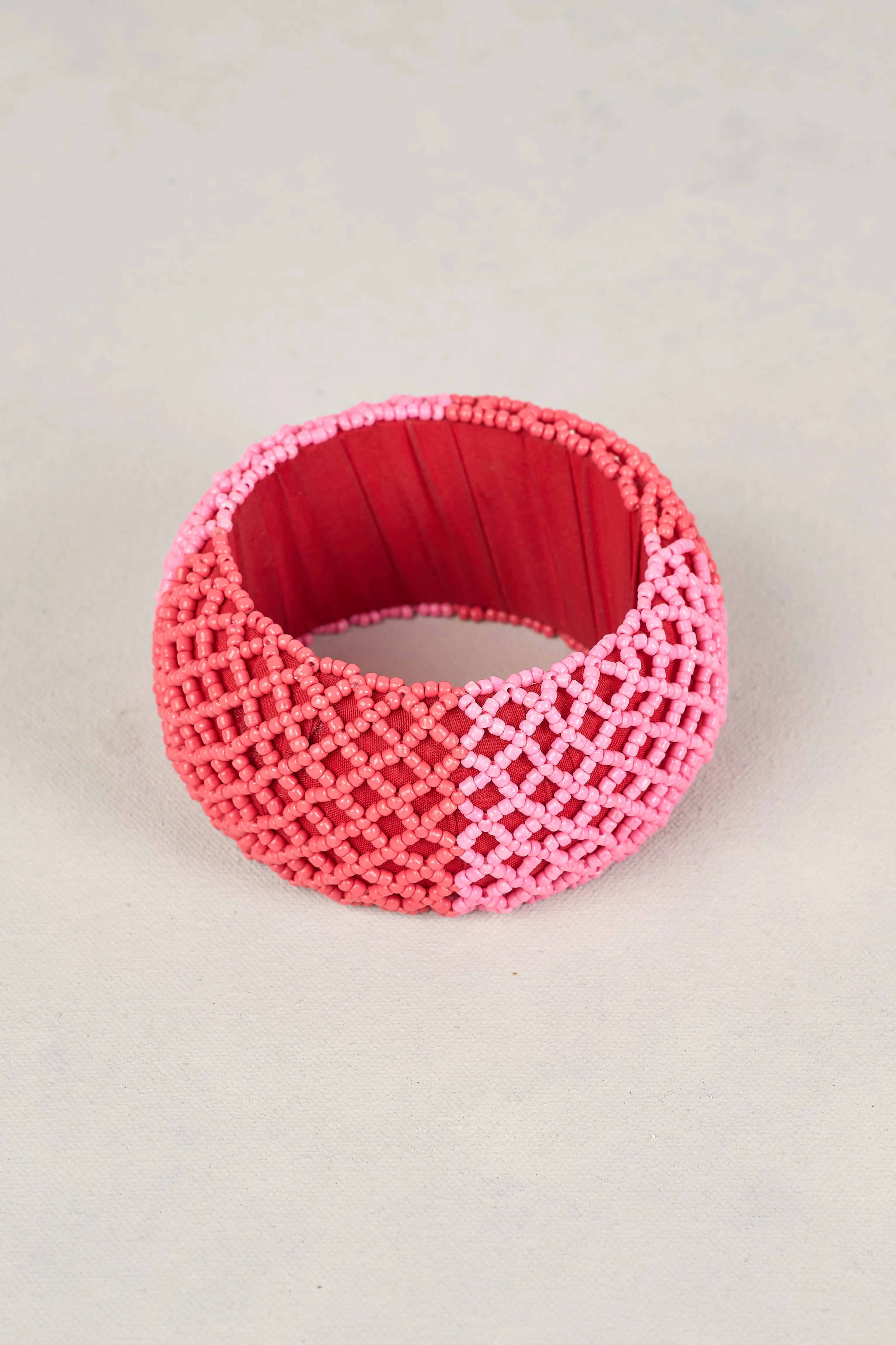 Rose Beaded Bangle