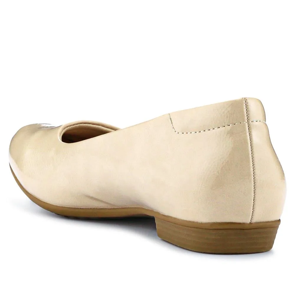 Rounded-Toe Ballet Flats - WK39001 / 324 950