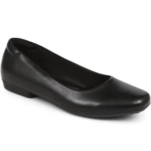 Rounded-Toe Ballet Flats - WK39001 / 324 950