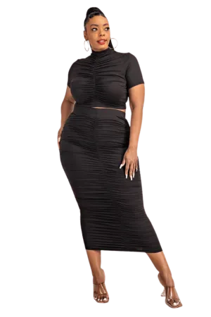 Ruched Rendezvous Two Piece Set