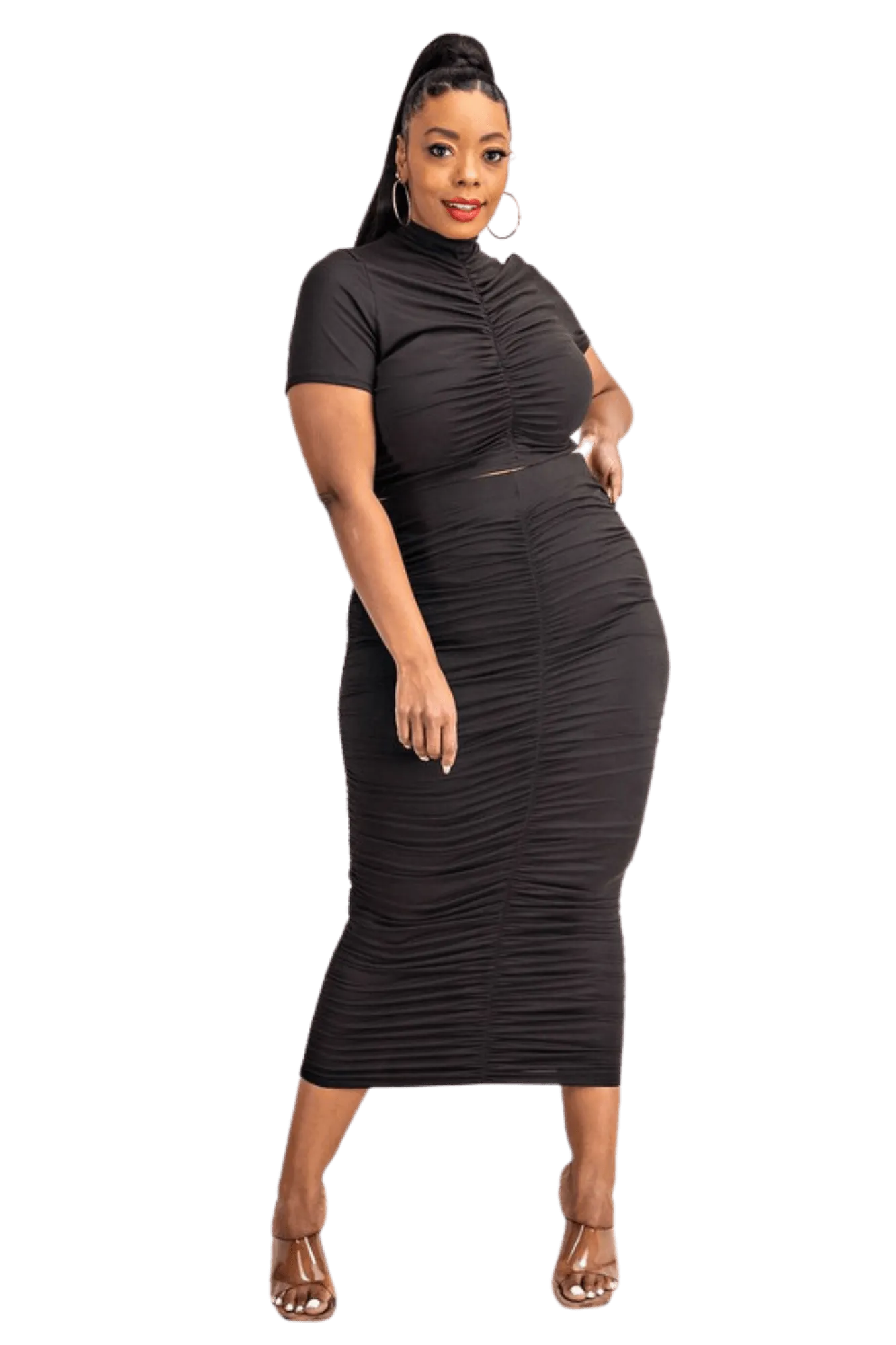 Ruched Rendezvous Two Piece Set