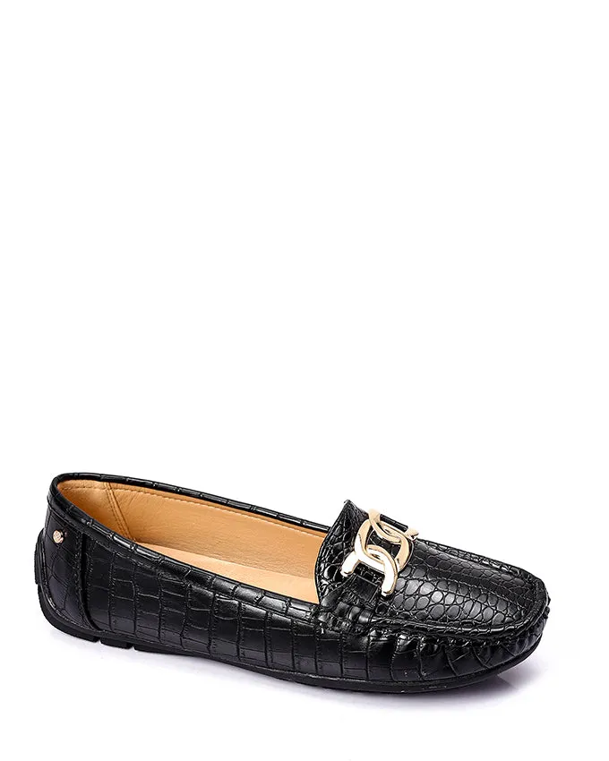 RUI-DVTH-002 Patterned Leather Loafers