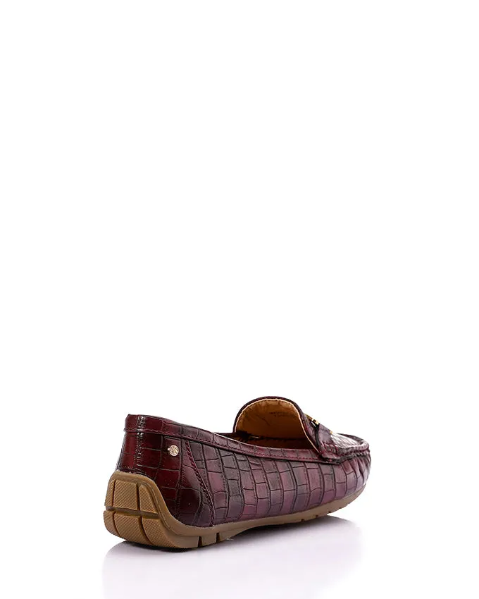 RUI-DVTH-002 Patterned Leather Loafers