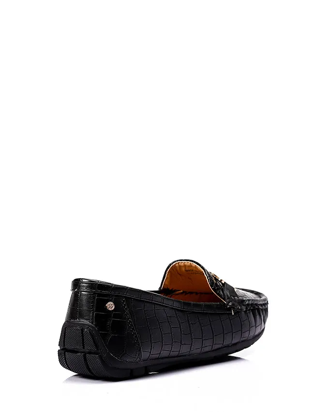 RUI-DVTH-002 Patterned Leather Loafers