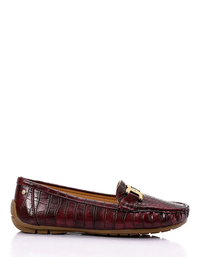 RUI-DVTH-002 Patterned Leather Loafers