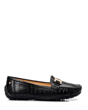 RUI-DVTH-002 Patterned Leather Loafers