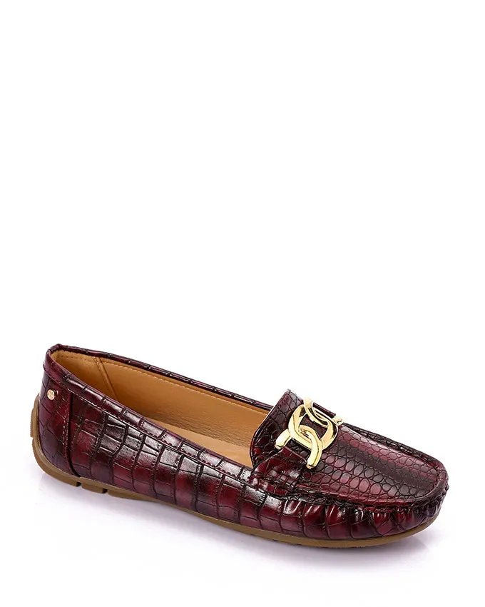 RUI-DVTH-002 Patterned Leather Loafers