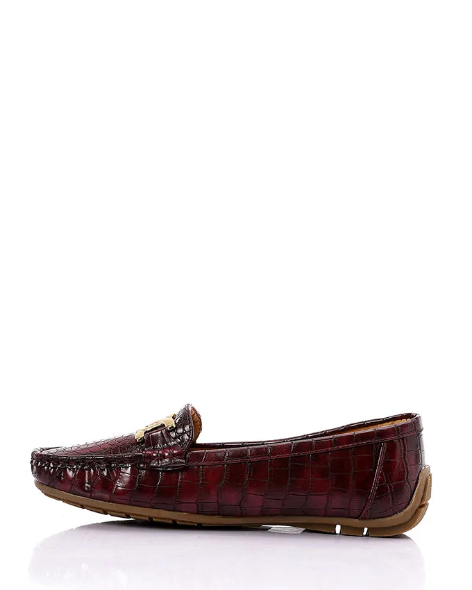 RUI-DVTH-002 Patterned Leather Loafers