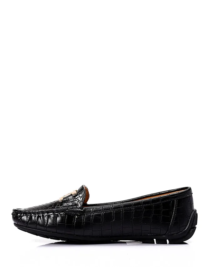 RUI-DVTH-002 Patterned Leather Loafers