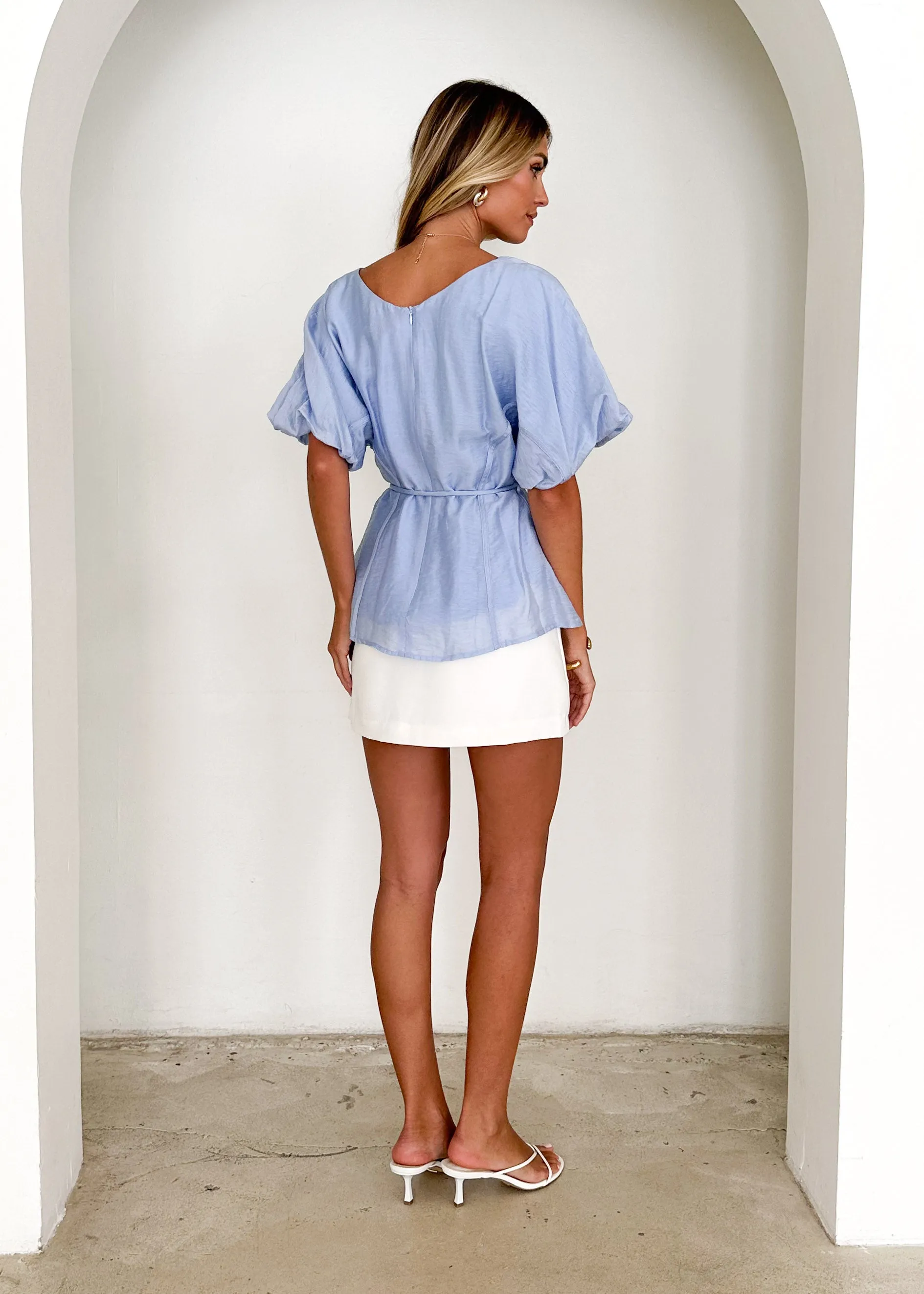Saffron Blouse - Blue