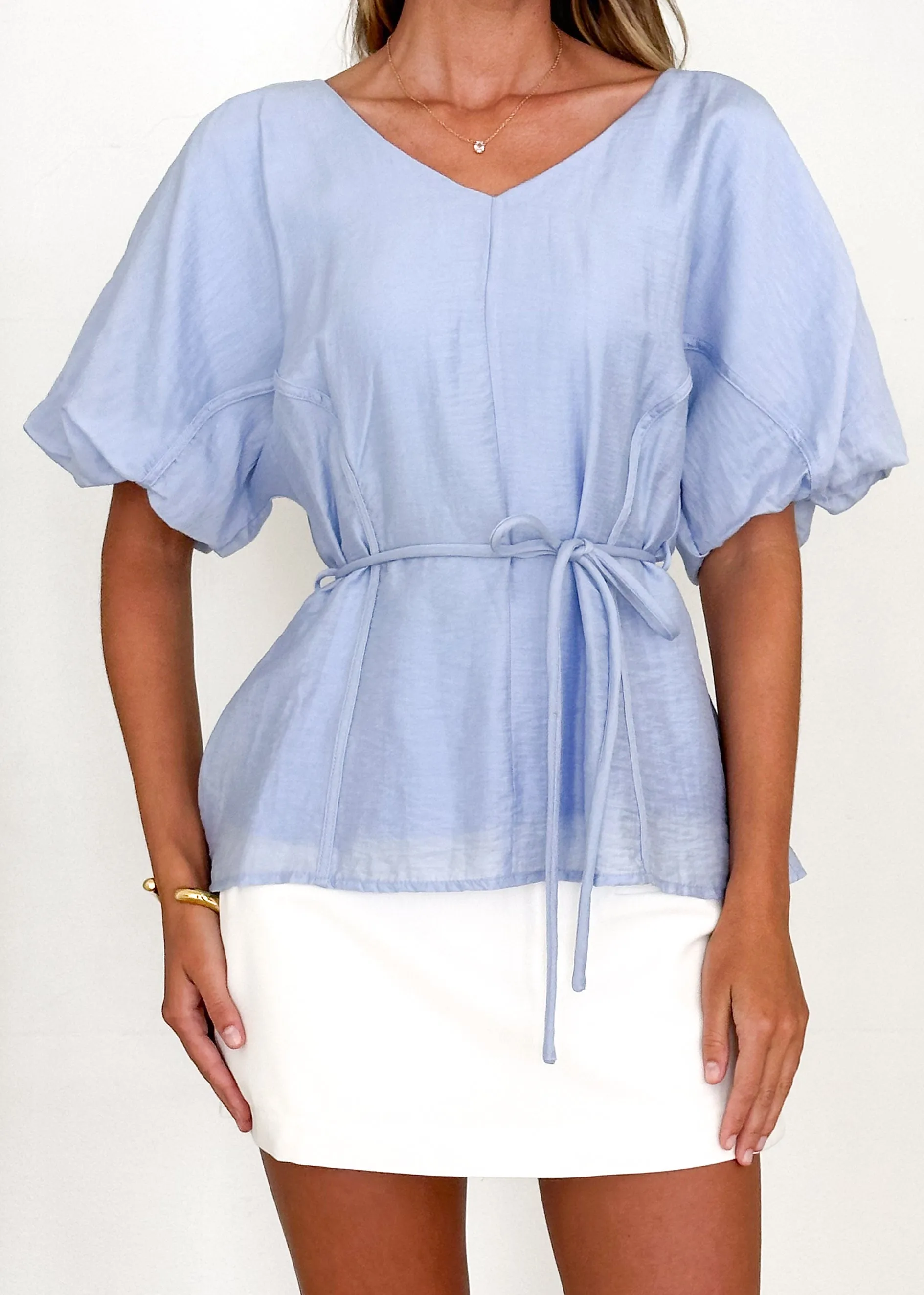 Saffron Blouse - Blue