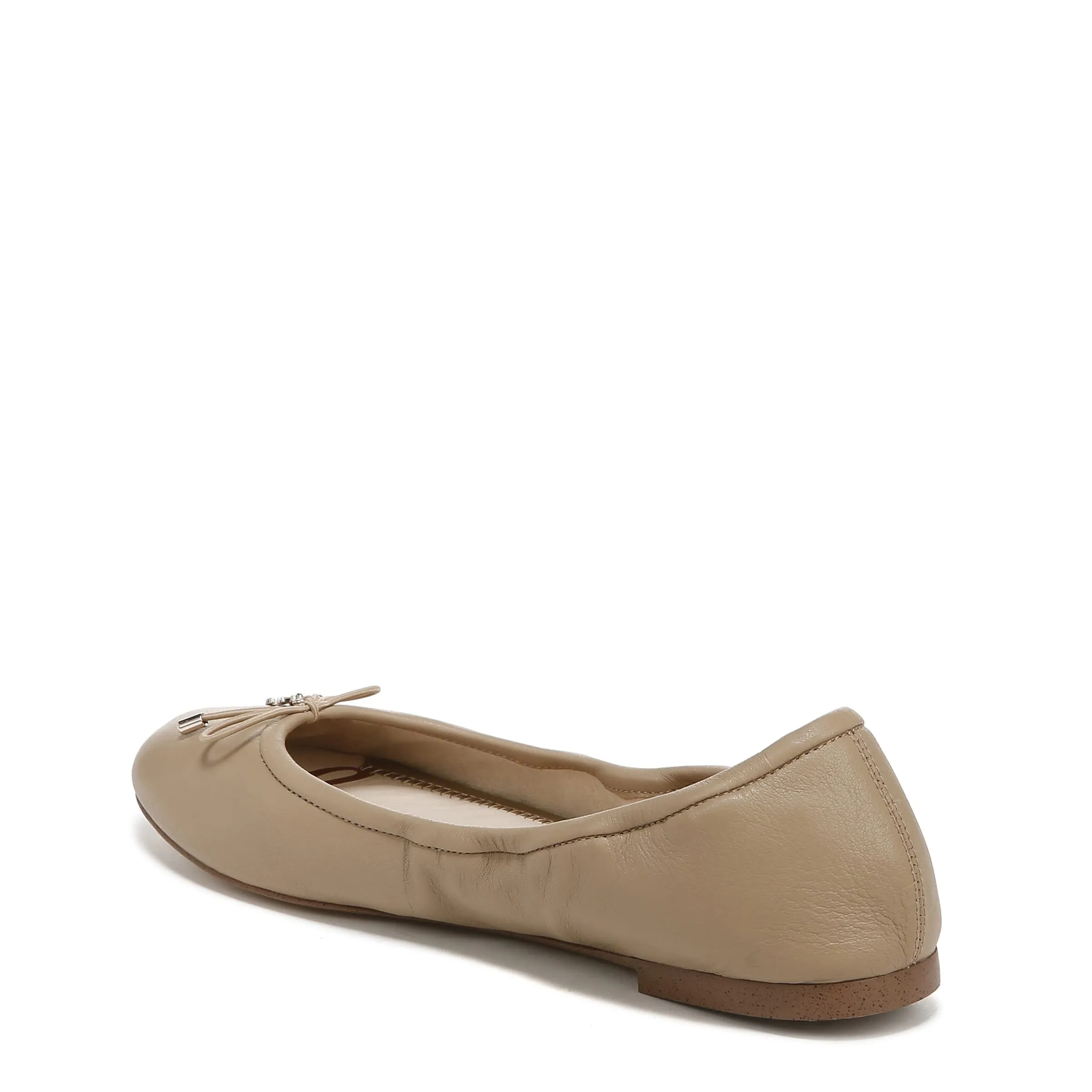 Sam Edelman Felicia Classic Nude Faux Shearling Slip On Round Toe Ballet Flats