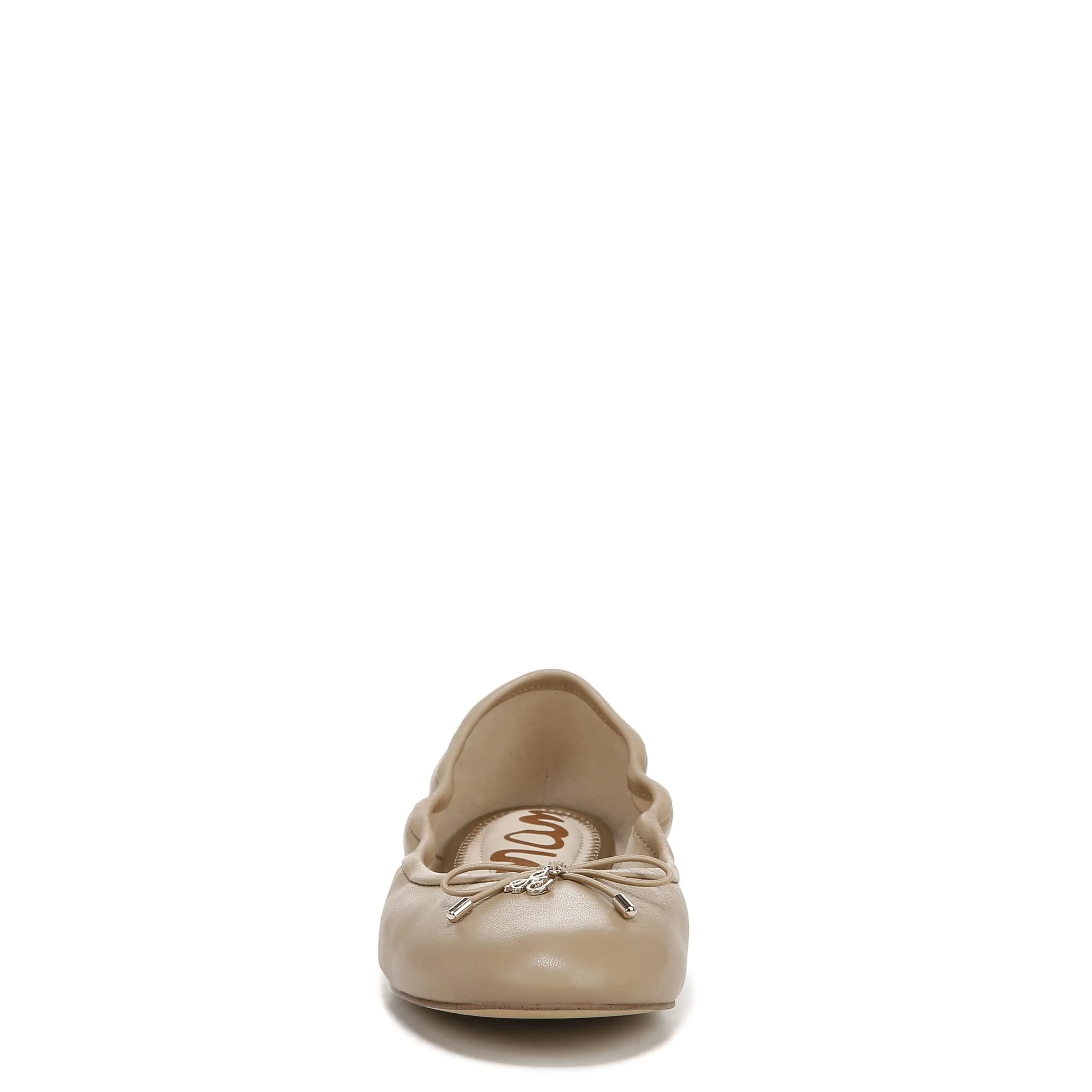 Sam Edelman Felicia Classic Nude Faux Shearling Slip On Round Toe Ballet Flats