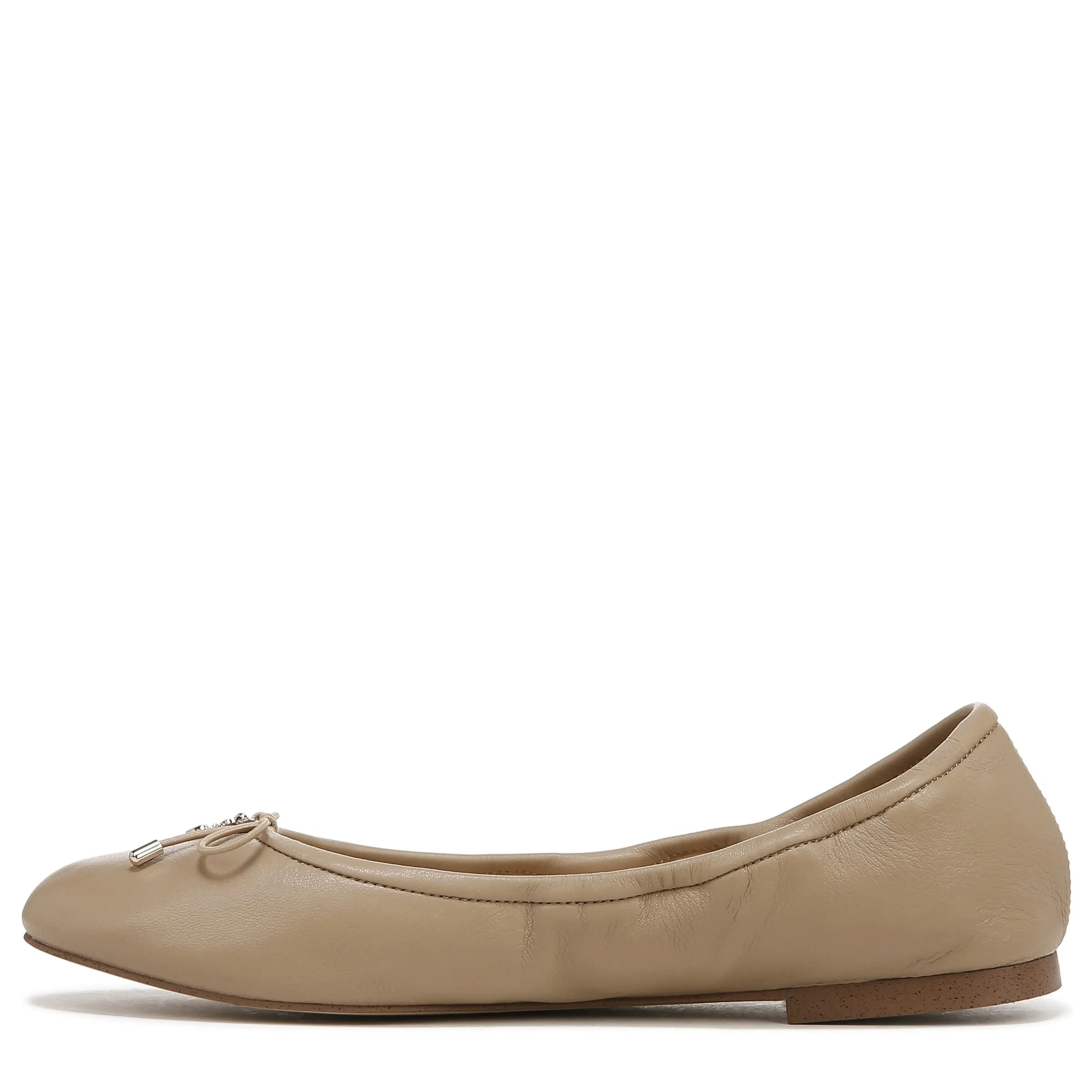 Sam Edelman Felicia Classic Nude Faux Shearling Slip On Round Toe Ballet Flats