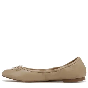 Sam Edelman Felicia Classic Nude Faux Shearling Slip On Round Toe Ballet Flats