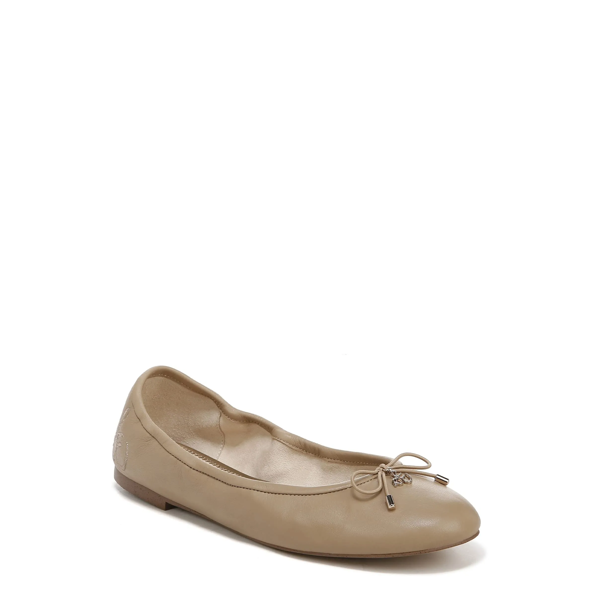Sam Edelman Felicia Classic Nude Faux Shearling Slip On Round Toe Ballet Flats