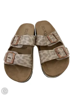 Sandals Flats By Corkys In Animal Print, Size: 6.5