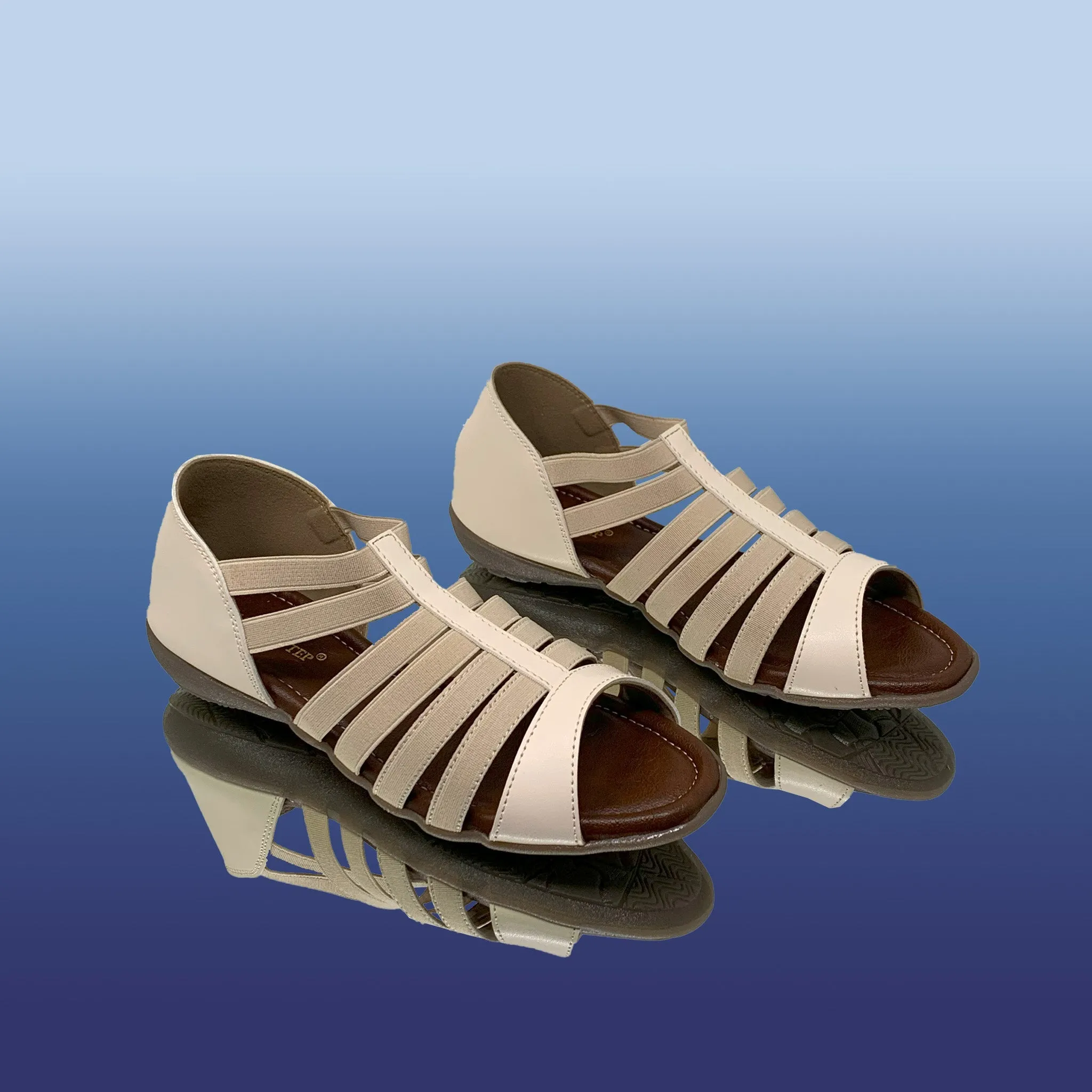 Strappy Beige Sandals