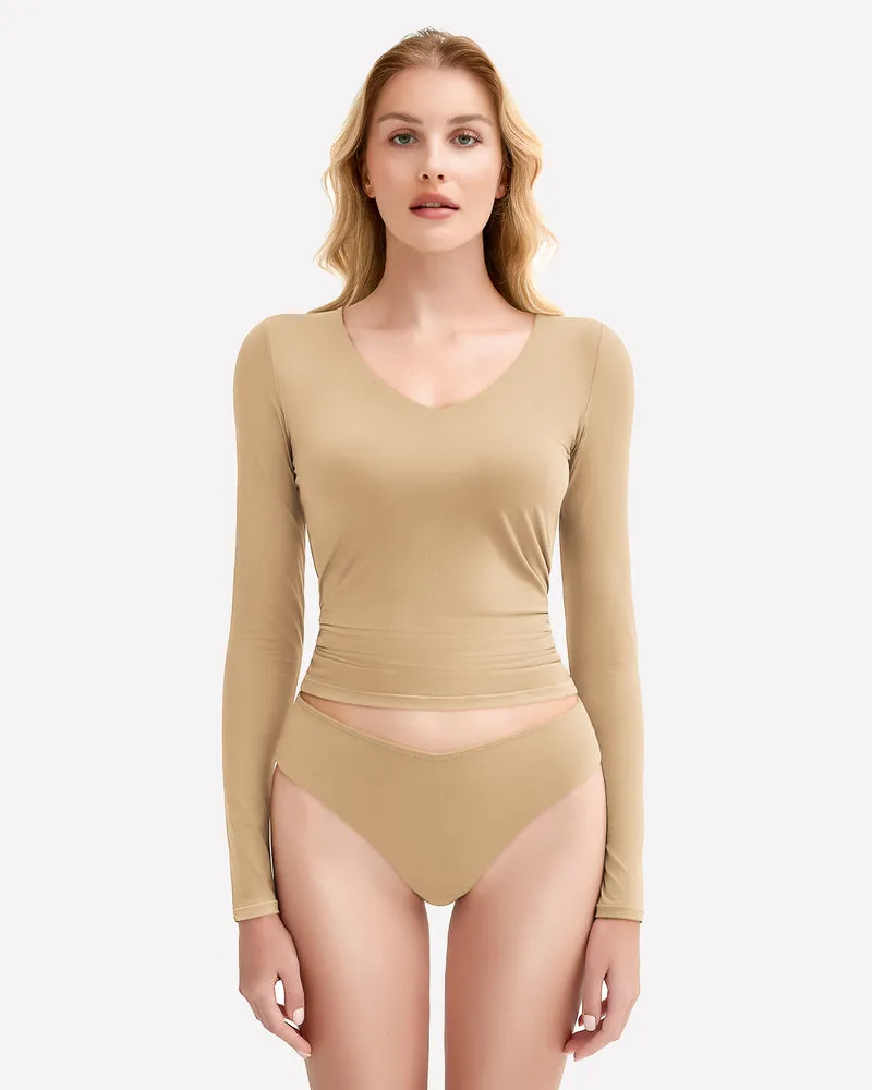 Sweetheart Neck Y2k Top with Panties Sets