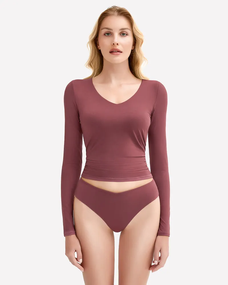 Sweetheart Neck Y2k Top with Panties Sets