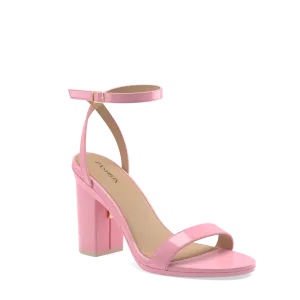 The Brenna - Pink Patent 4 Block