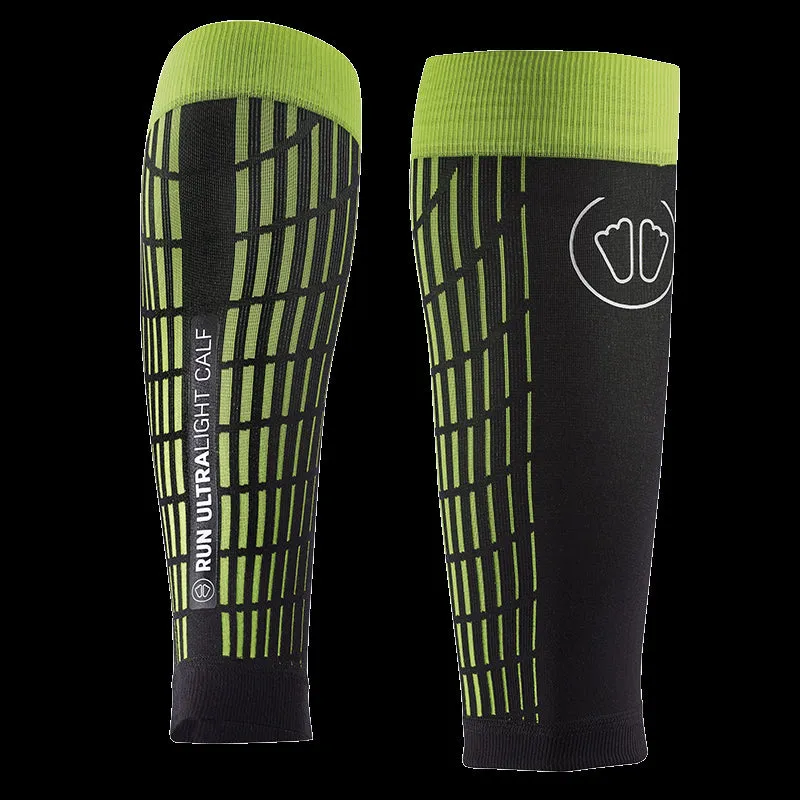 Trail Protect socks   Ultralight Run Calf sleeves black/yellow