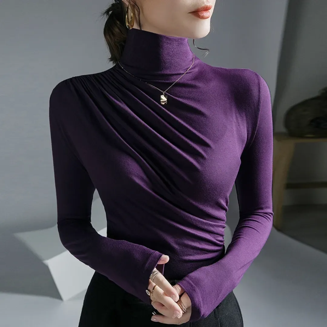 Twisted Long Sleeve Tops - Stylish Women's Tees | Breathable ModaL & Spandex Blend