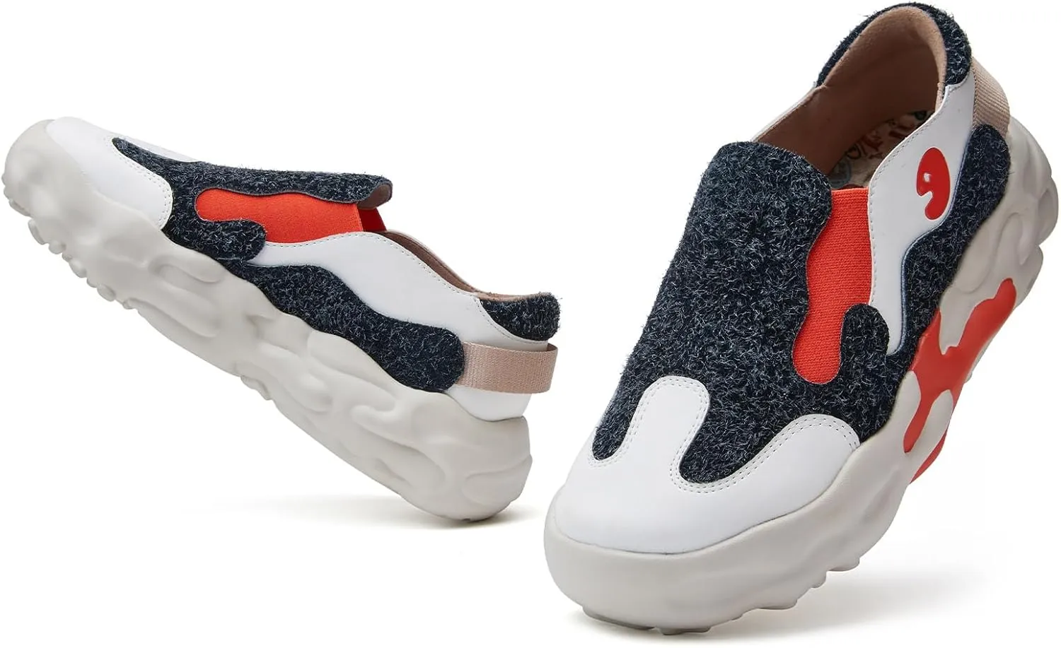 UIN Men's Chunky Fashion Sneakers Walking Casual Comfortable Art Painted Travel Designer Dad Shoes Lanzarote 