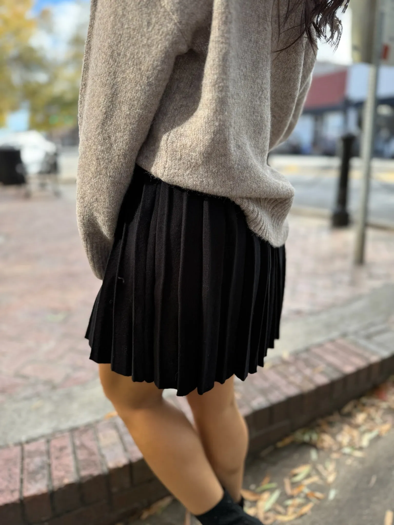Urban Flair Pleated Mini Skirt