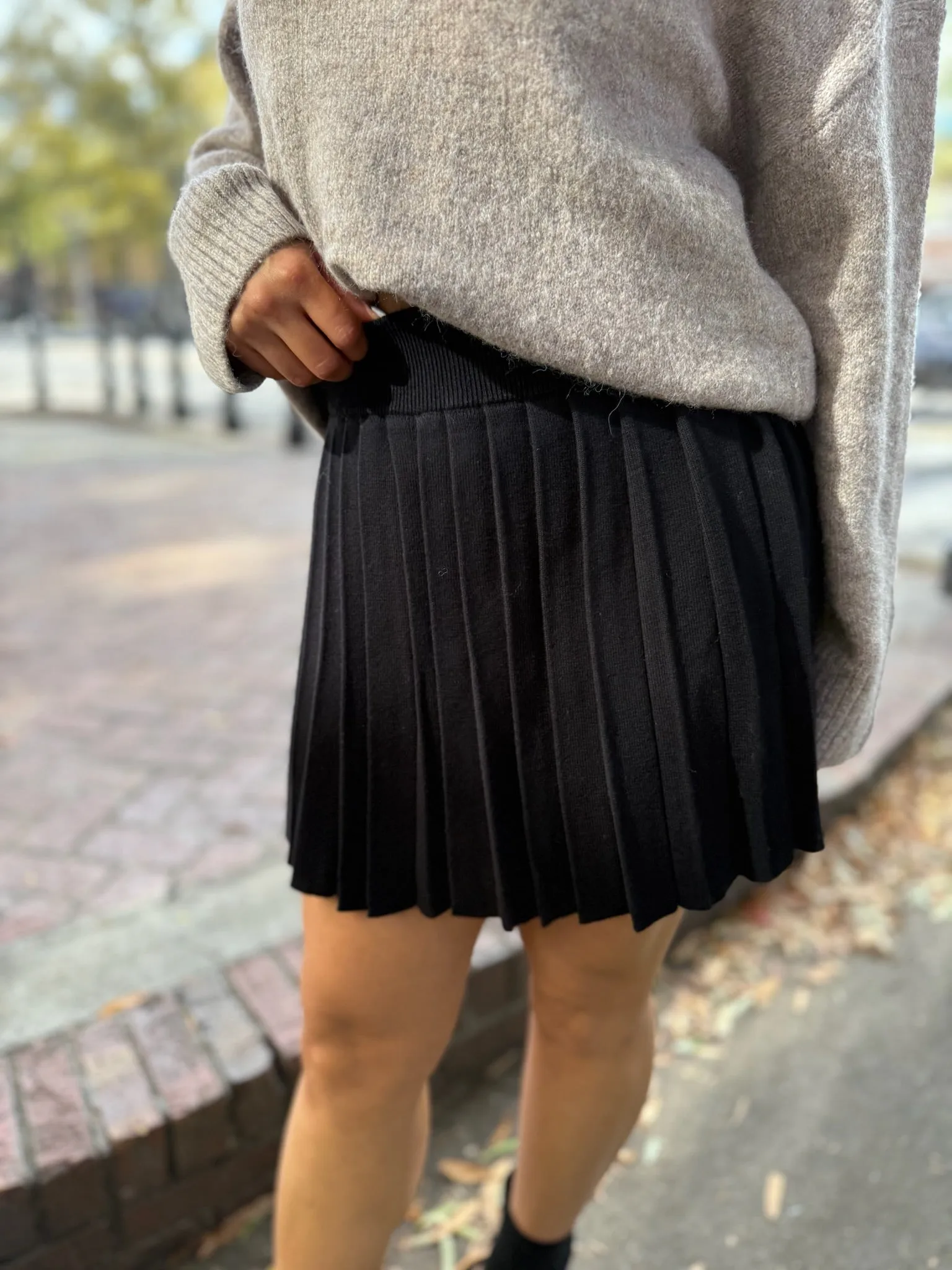 Urban Flair Pleated Mini Skirt