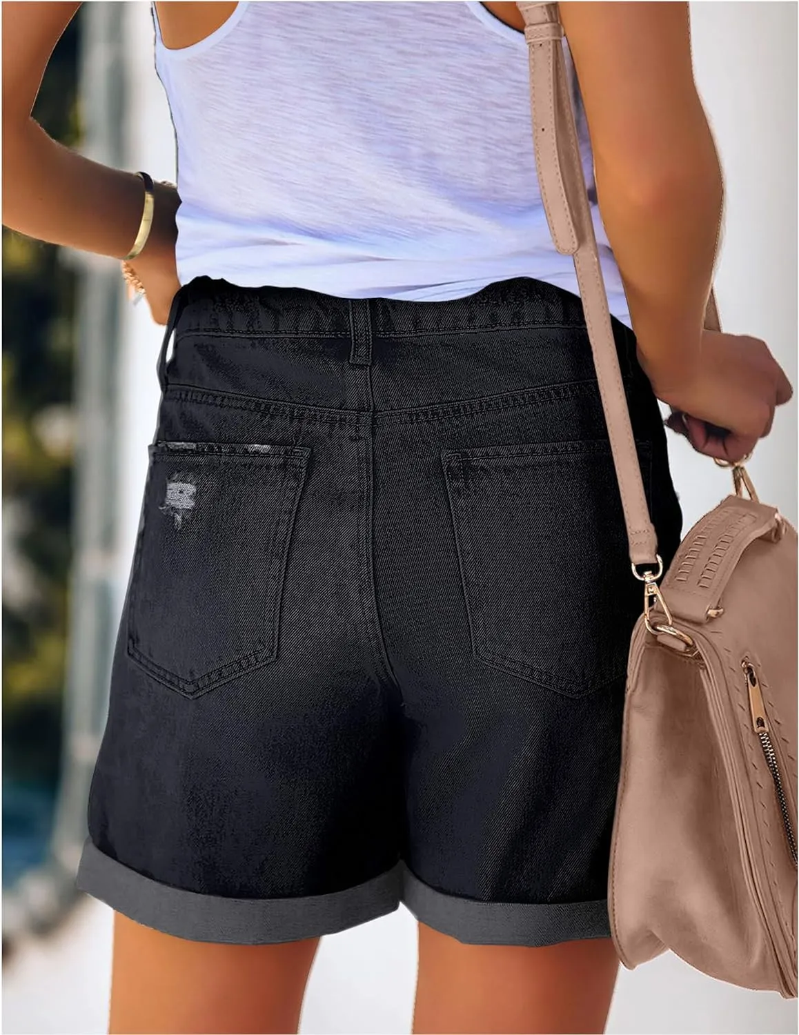 Woman Stylish Summer Jean Shorts