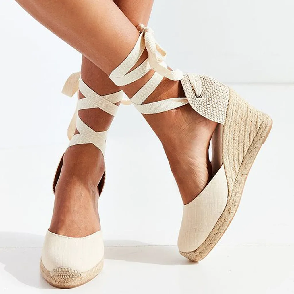Women's Espadrille Ankle Strap Sandals Comfortable