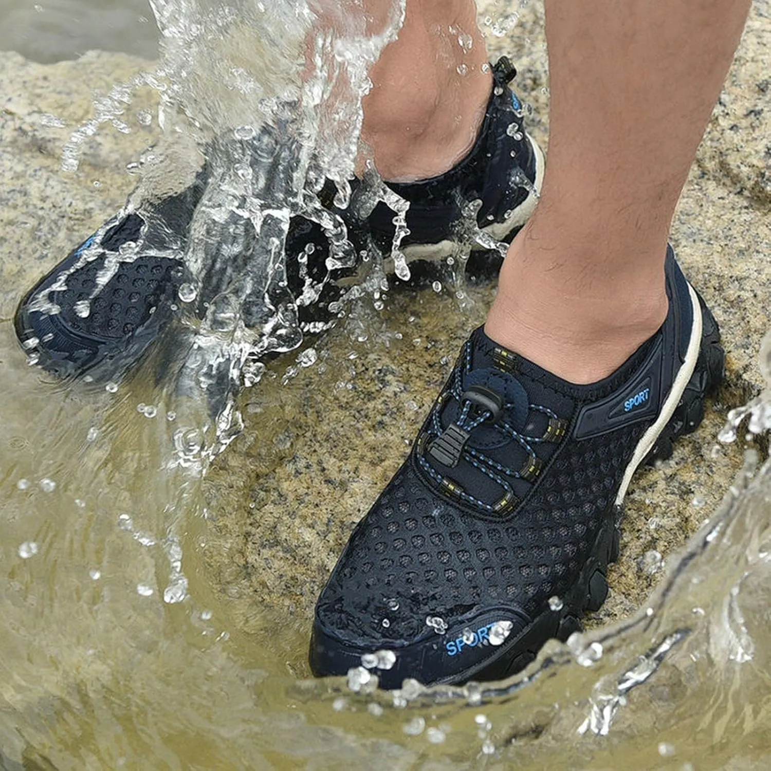 Women's Sneakers Wide Lightweight Work Slip Resistant Breathable Slip On Casual Shoes for Women Non Slip Loafers Backless Sneakers for Women