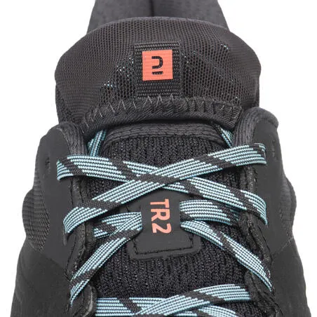 Women's trail running shoe tr2 - black pink blue
