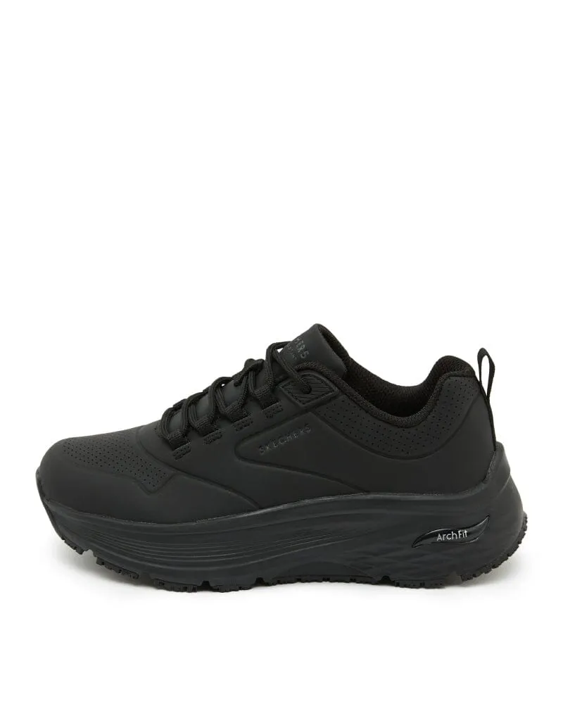 Womens Work Max Cushioning Arch Fit SR - Black